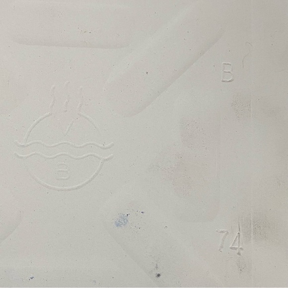 Vintage VILLEROY & BOCH Fragonard Victorian Courting Scene Couple Tile Trivet - Picture 12 of 12